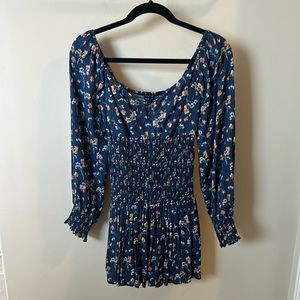 Blue Life Women’s Mini Dress - blue florals | Size S